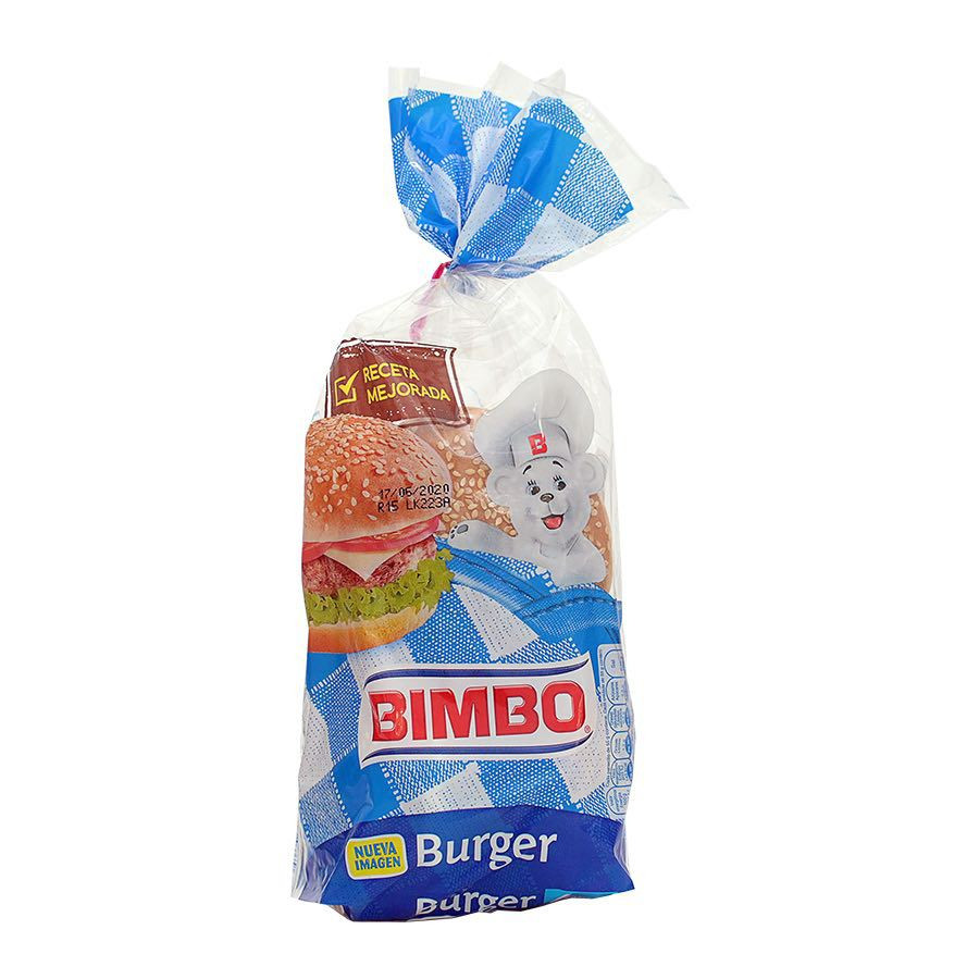 Produto Pão Hambúrguer Bimbo 4 Un 220 G