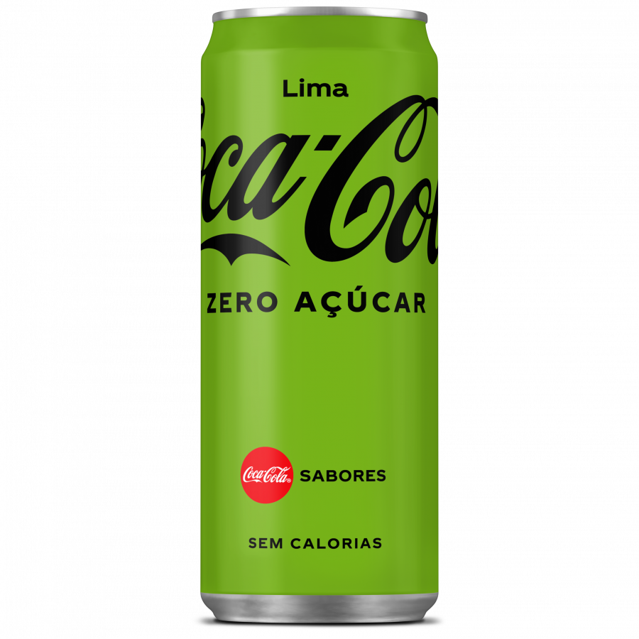 Produto: Refrigerante com Gás Coca Cola Zero Lime Lata 33 Cl