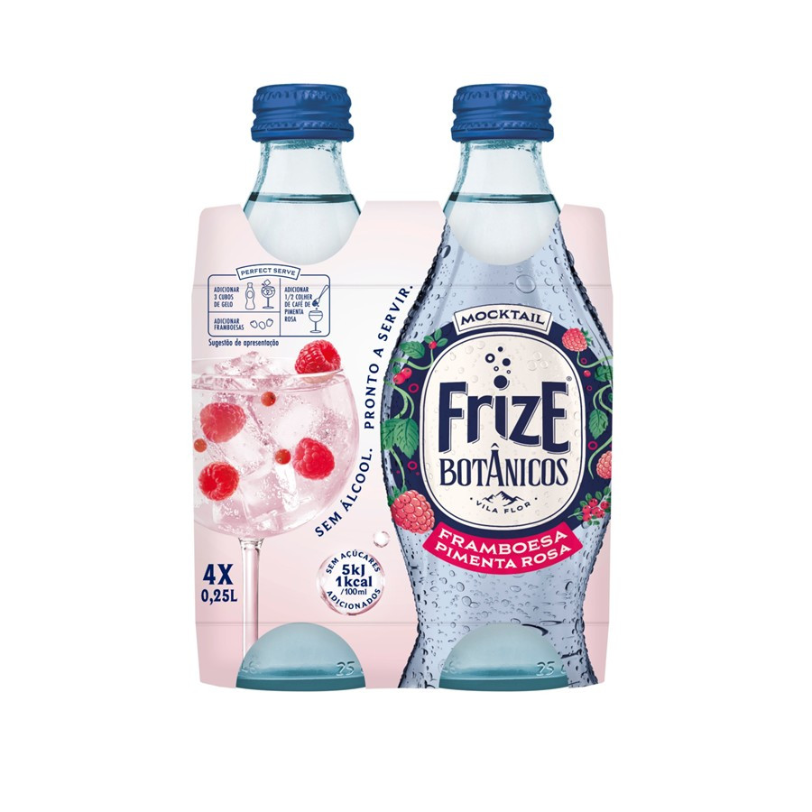 Frize Box Product: Água Com Gás Frize Botânicos Framboesa/Pimenta Rosa 25 Cl